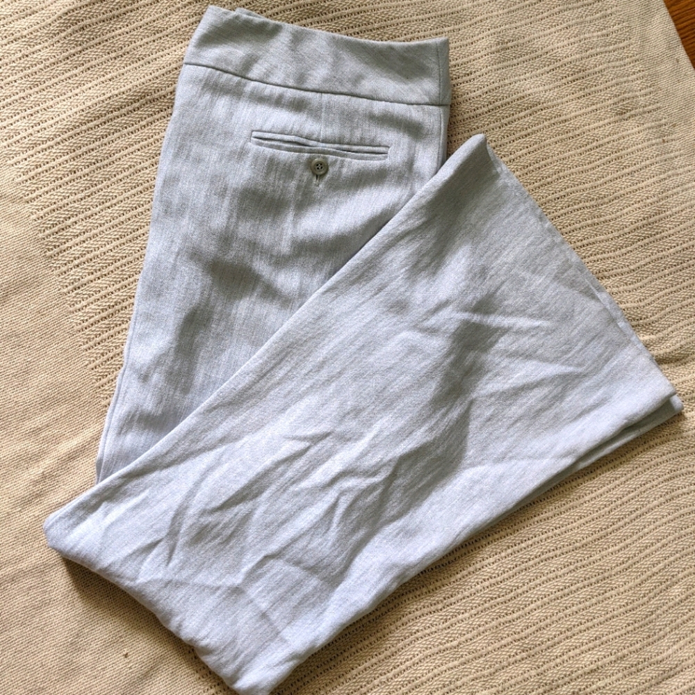 Light gray bootcut dress pants